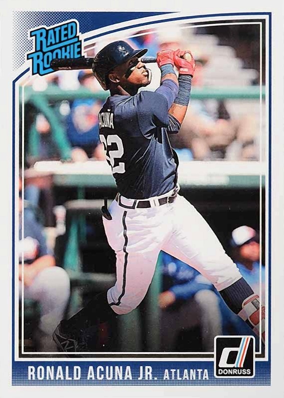 2018 Panini Donruss  Ronald Acuna Jr. #283 Baseball Card