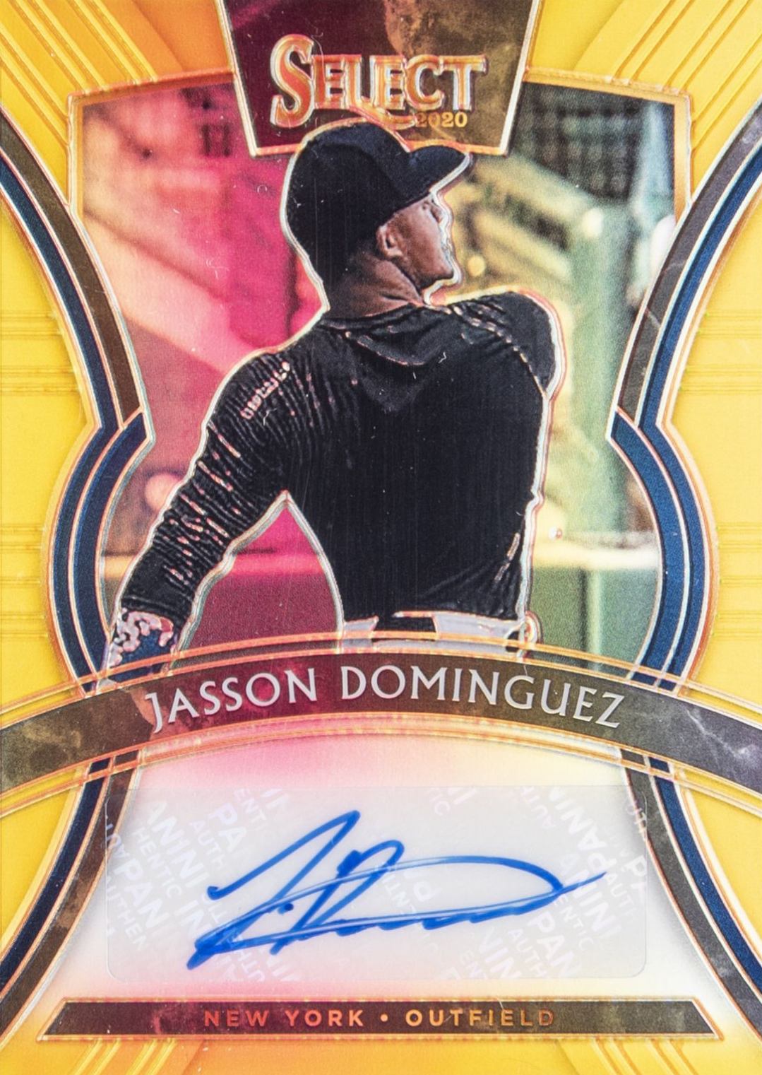 2020 Panini Select Signatures Jasson Dominguez #SJD Baseball Card