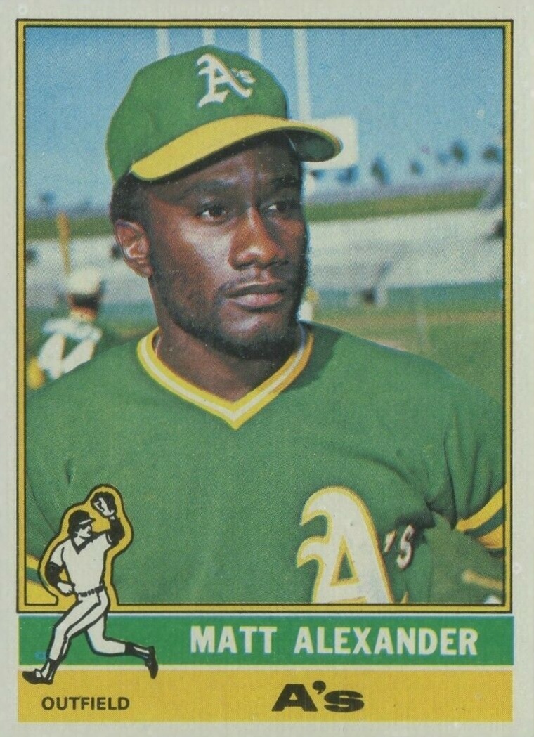 1976 Topps Matt Alexander #382 Baseball Card