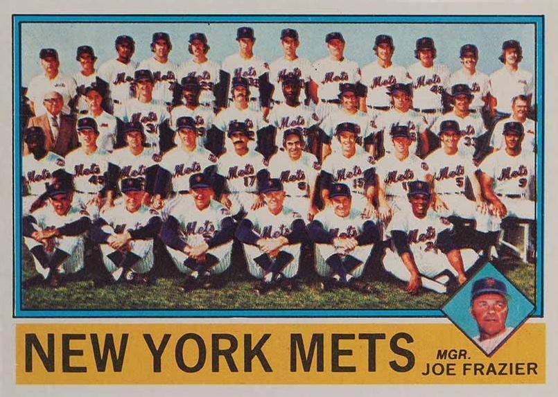 1976 Topps New York Mets Team #531 Baseball Card