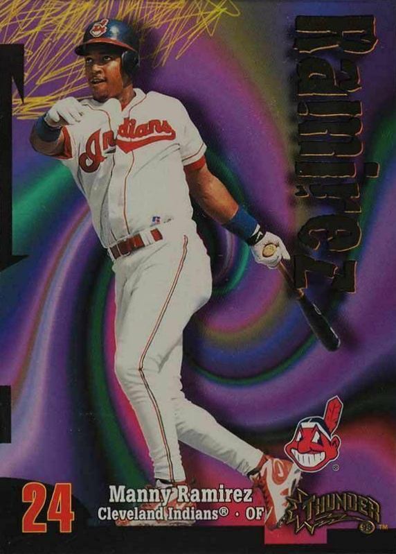 1998 Circa Thunder Manny Ramirez #24 Baseball Card
