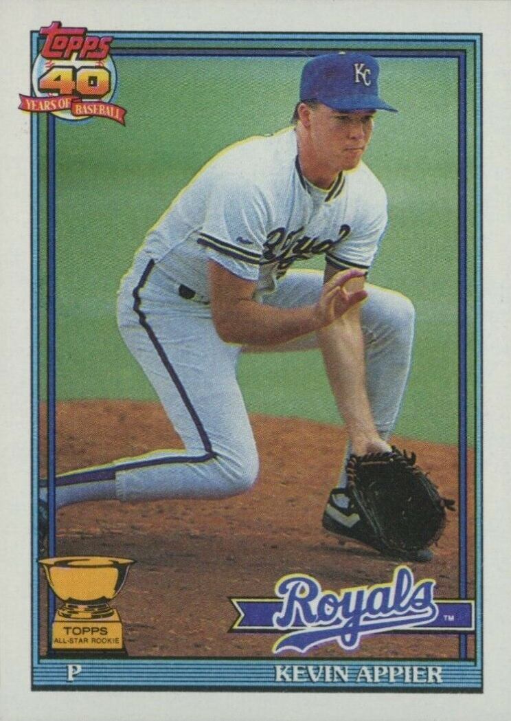 1991 Topps Kevin Appier #454 Baseball Card