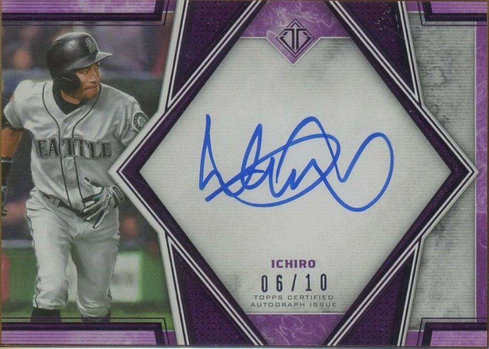 2019 Topps Transcendent Framed Transcendent Autographs Ichiro #I Baseball Card