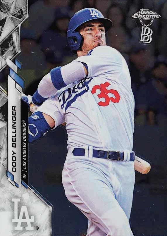 2020 Ben Baller Chrome Cody Bellinger #77 Baseball Card