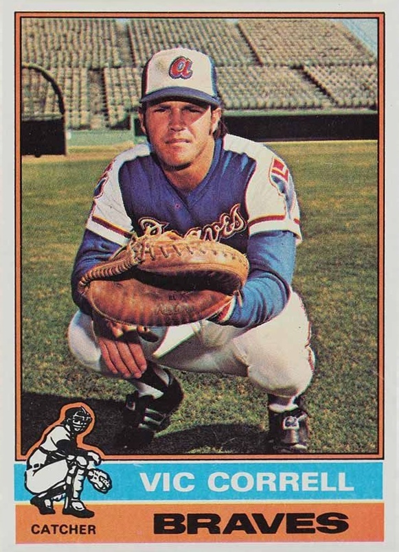 1976 Topps Vic Correll #608 Baseball Card