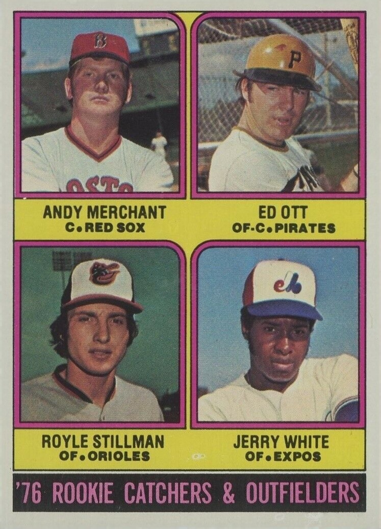 1976 Topps Rookie Catchers/ Outfielders #594 Baseball Card