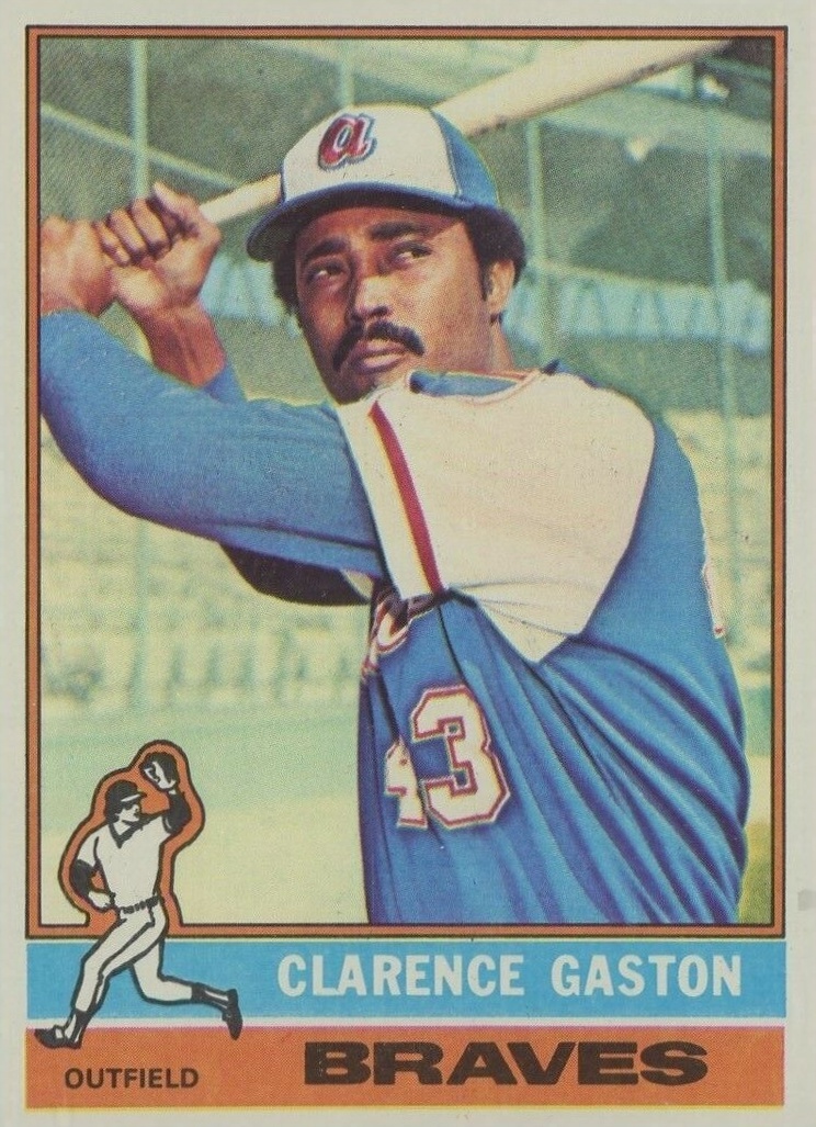 1976 Topps Clarence Gaston #558 Baseball Card