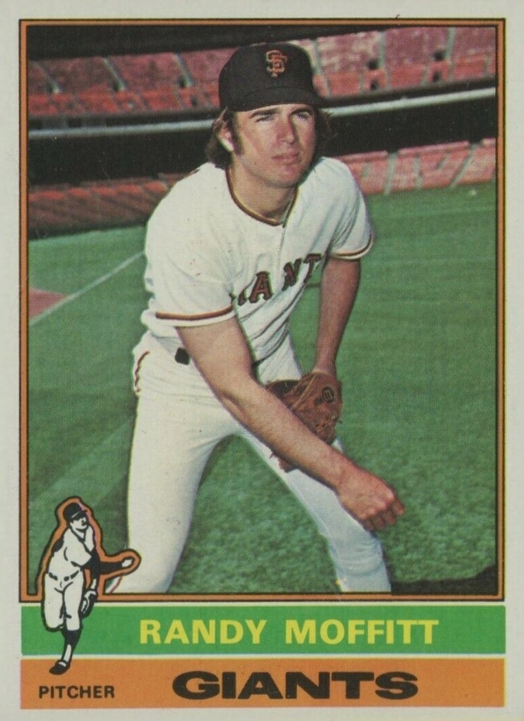 1976 Topps Randy Moffitt #553 Baseball Card