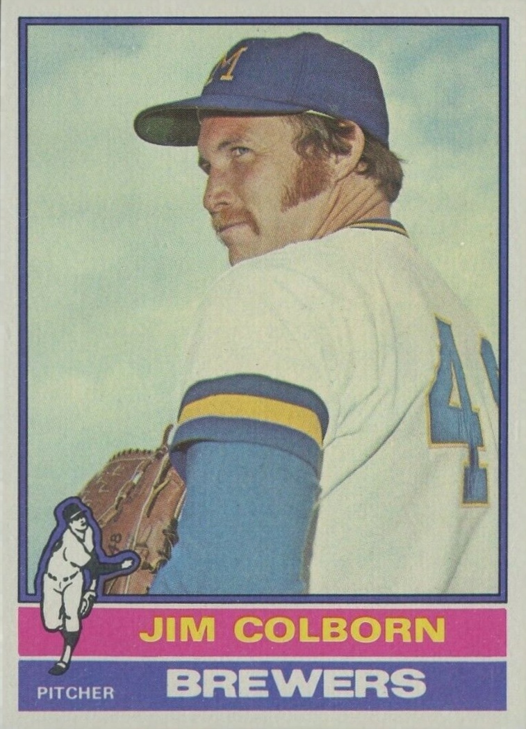 1976 Topps Jim Colborn #521 Baseball Card