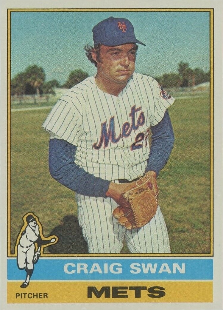 1976 Topps Craig Swan #494 Baseball Card