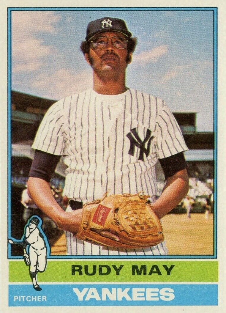 1976 Topps Rudy May #481 Baseball Card