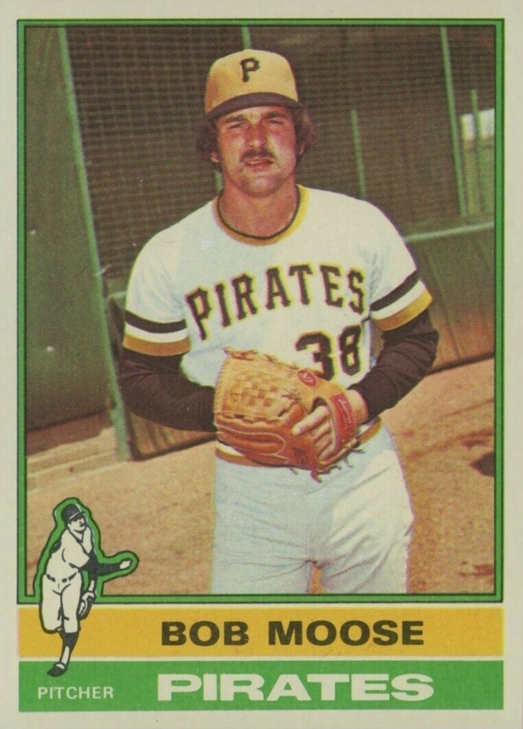 1976 Topps Bob Moose #476 Baseball Card