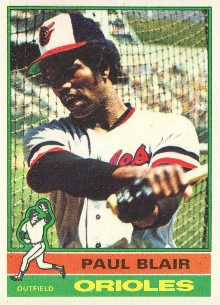 1976 Topps Paul Blair #473 Baseball Card