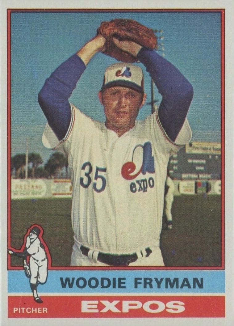 1976 Topps Woodie Fryman #467 Baseball Card