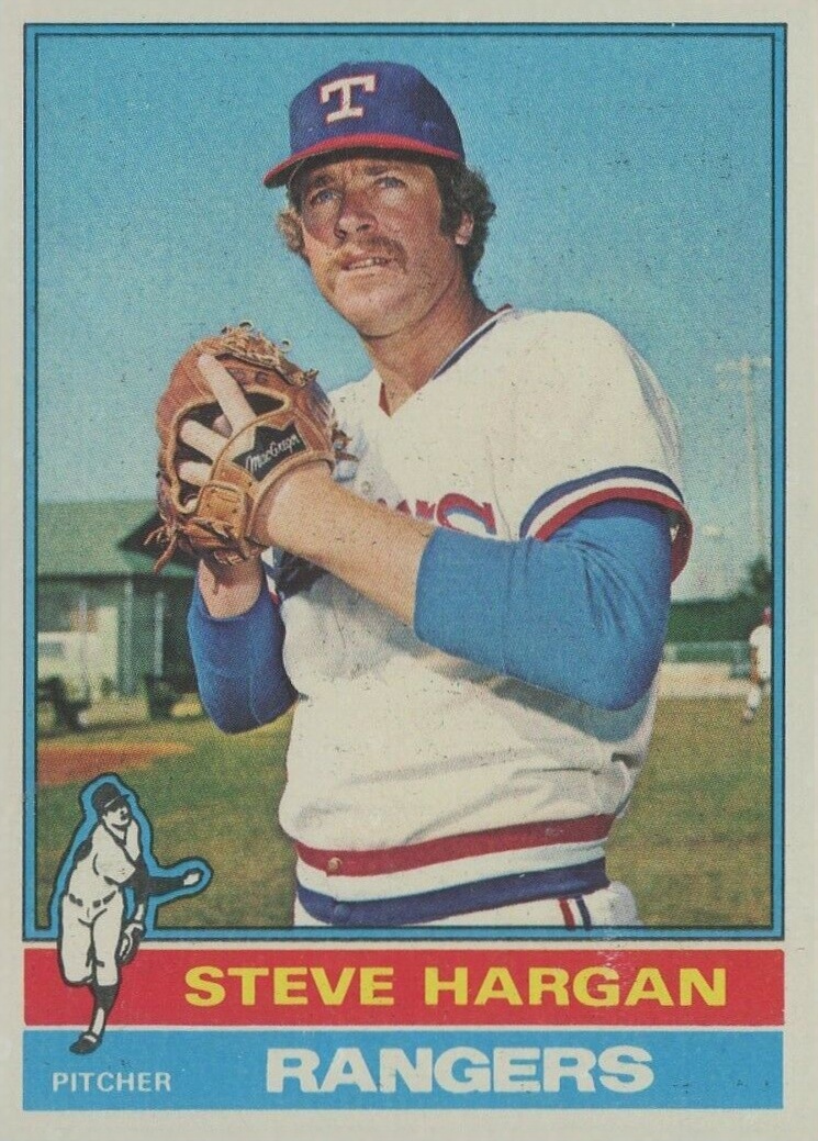 1976 Topps Steve Hargan #463 Baseball Card