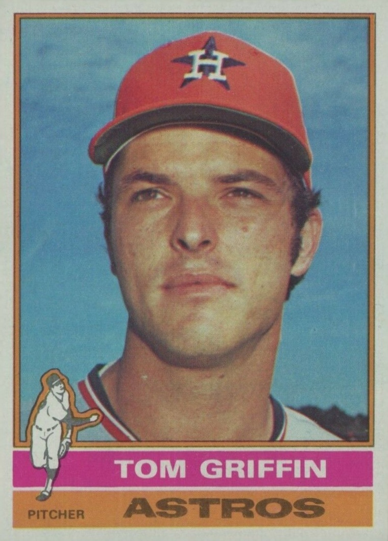 1976 Topps Tom Griffin #454 Baseball Card