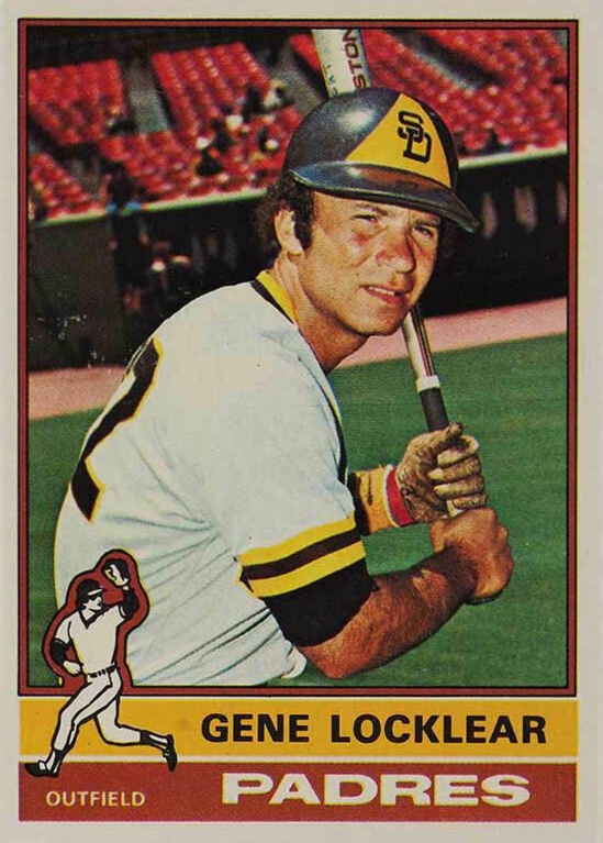 1976 Topps Gene Locklear #447 Baseball Card