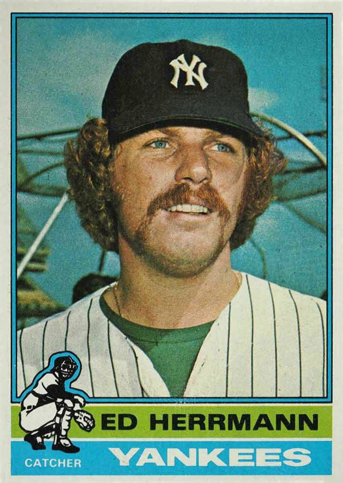 1976 Topps Ed Herrmann #406 Baseball Card