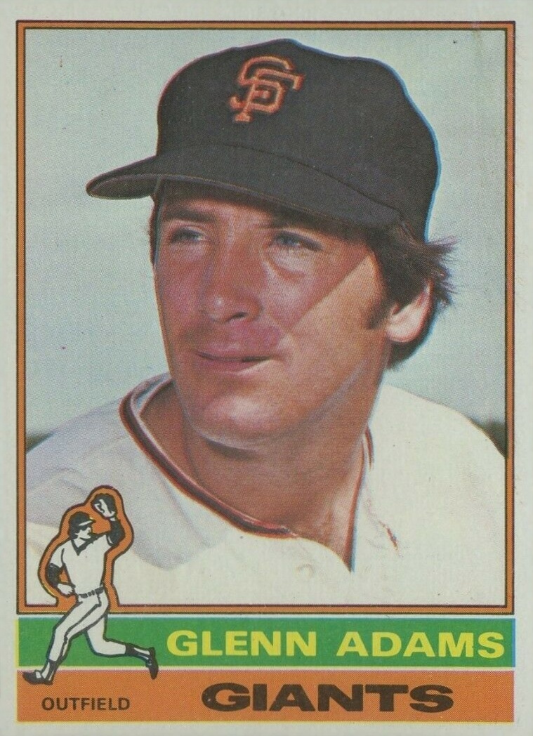 1976 Topps Glenn Adams #389 Baseball Card