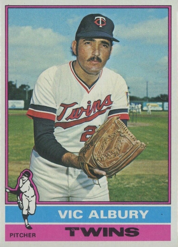 1976 Topps Vic Albury #336 Baseball Card