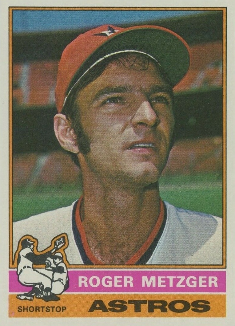 1976 Topps Roger Metzger #297 Baseball Card