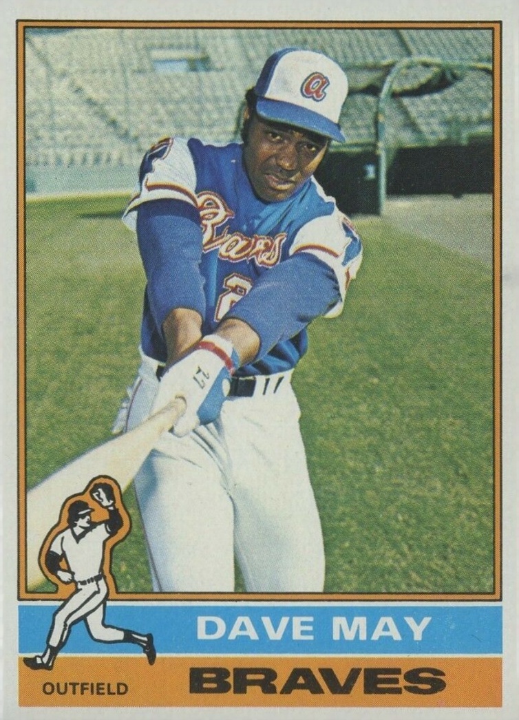 1976 Topps Dave May #281 Baseball Card