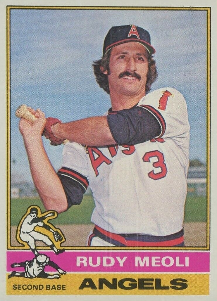 1976 Topps Rudy Meoli #254 Baseball Card