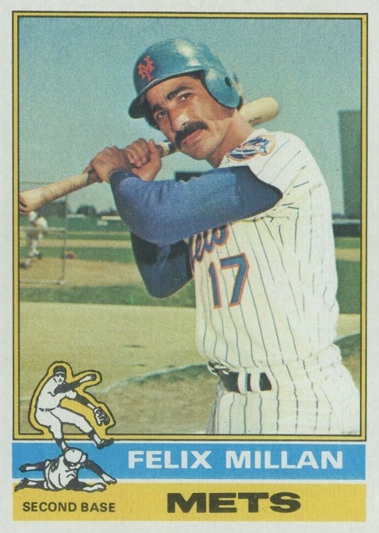 1976 Topps Felix Millan #245 Baseball Card