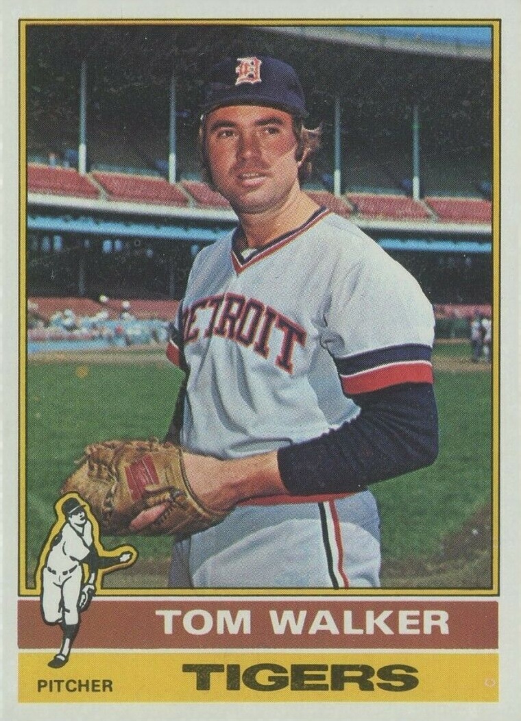 1976 Topps Tom Walker #186 Baseball Card