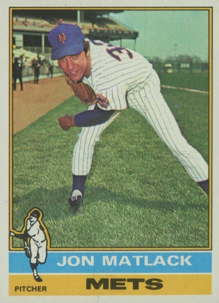 1976 Topps Jon Matlack #190 Baseball Card