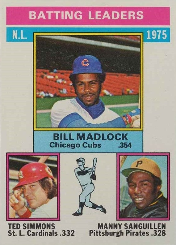 Bill Madlock Purina Card Pittsburgh Pirates American baseball