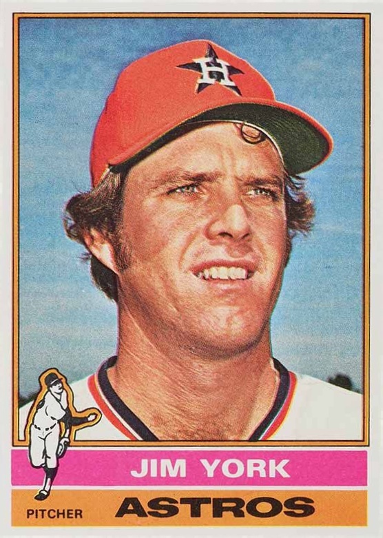 1976 Topps Jim York #224 Baseball Card