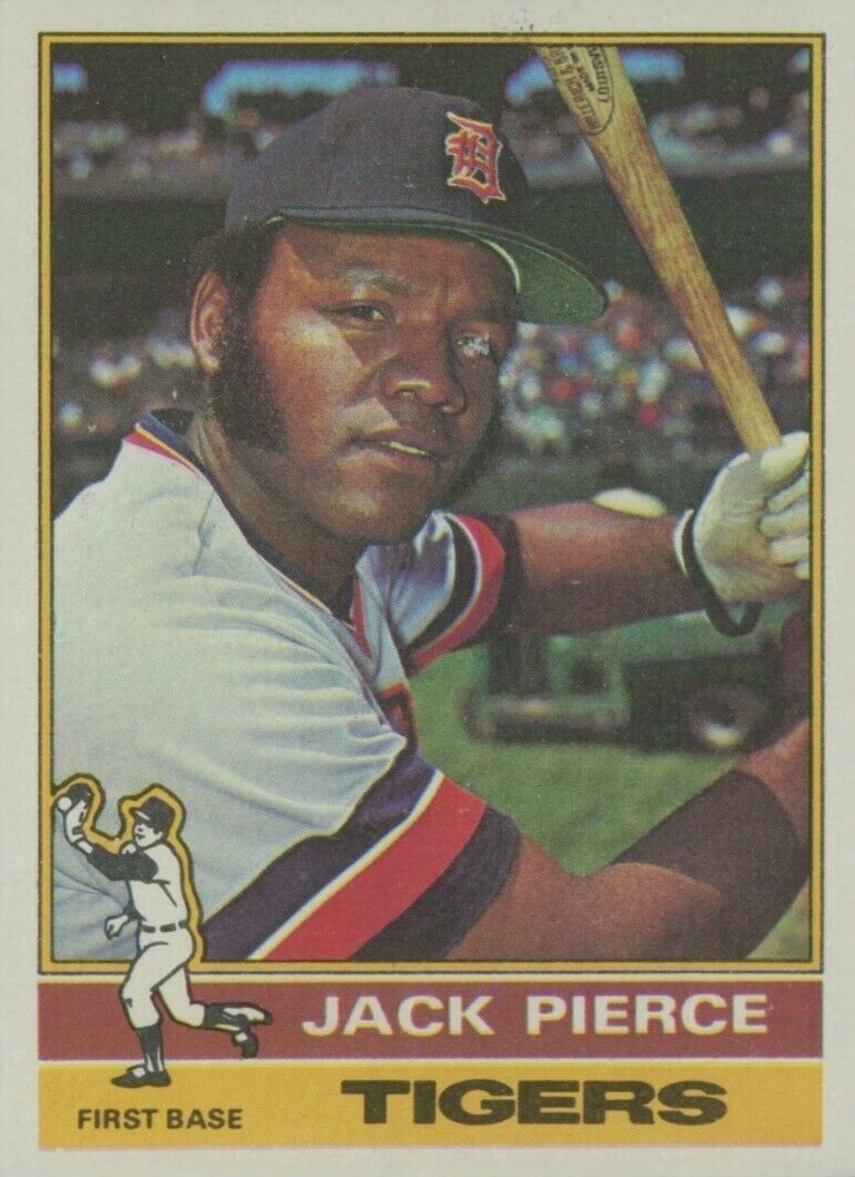 1976 Topps Jack Pierce #162 Baseball Card