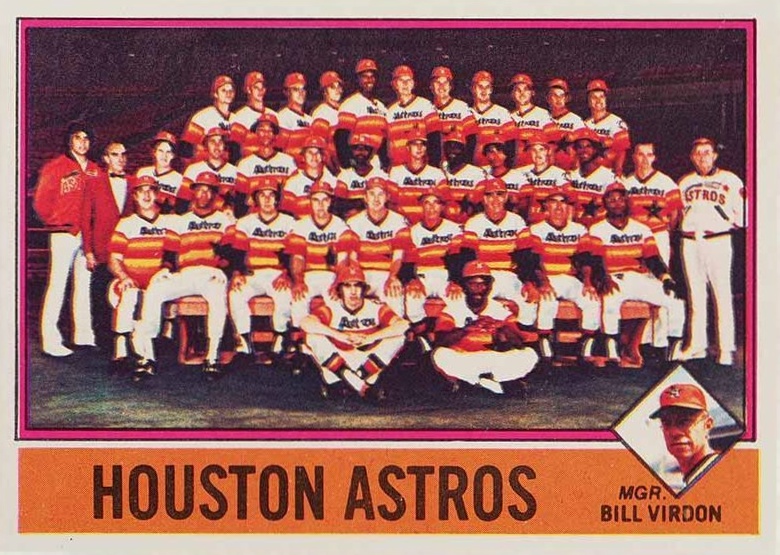 1976 Topps Houston Astros Team #147 Baseball Card