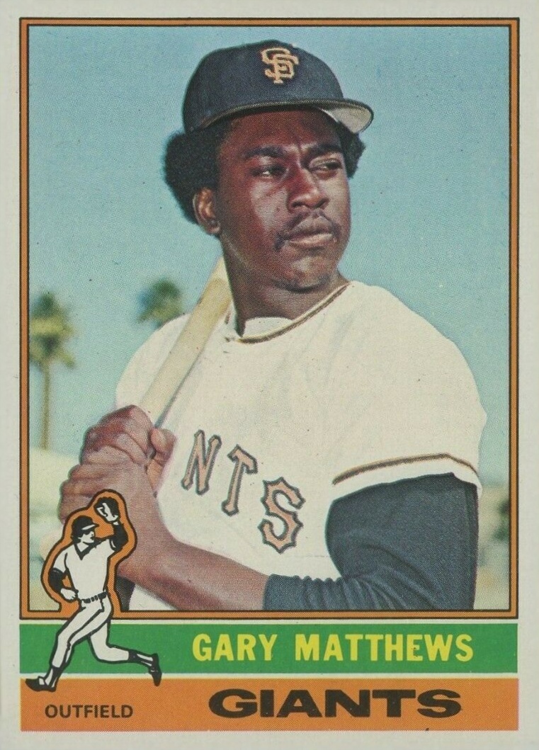 1976 Topps Gary Matthews #133 Baseball Card