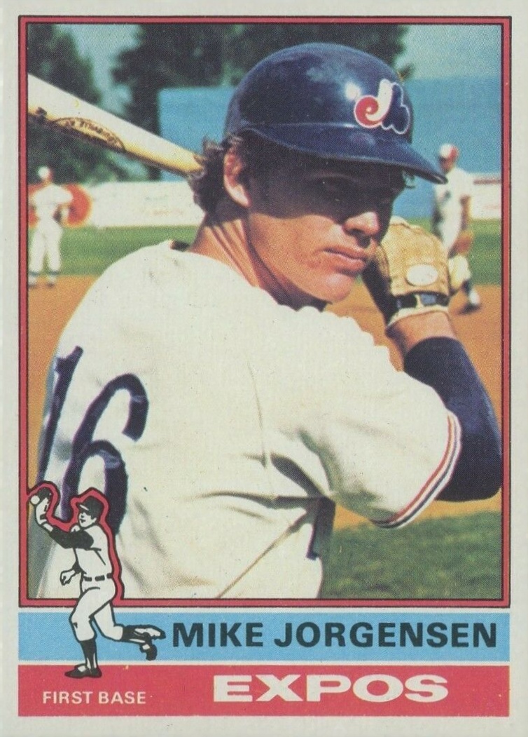 1976 Topps Mike Jorgensen #117 Baseball Card