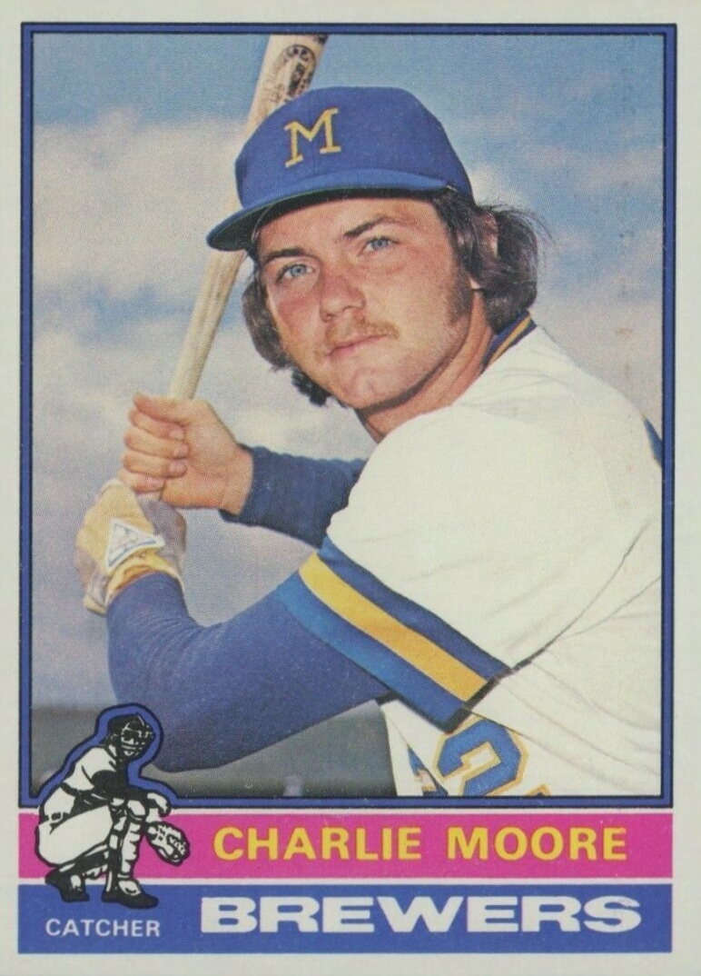 1976 Topps Charlie Moore #116 Baseball Card