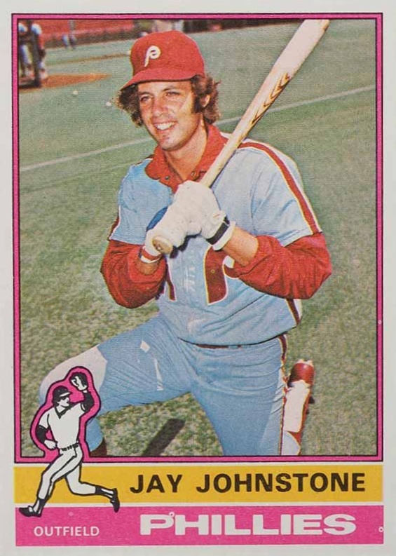 1976 Topps Jay Johnstone #114 Baseball Card