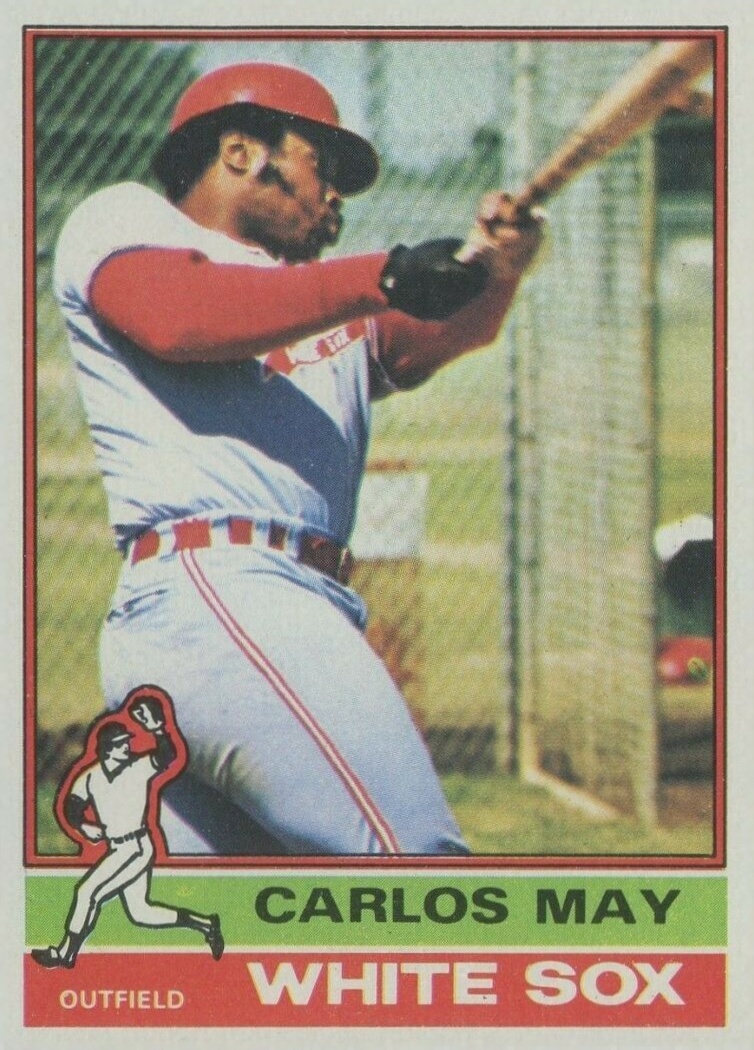 1976 Topps Carlos May #110 Baseball Card