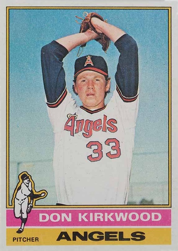 1976 Topps Don Kirkwood #108 Baseball Card