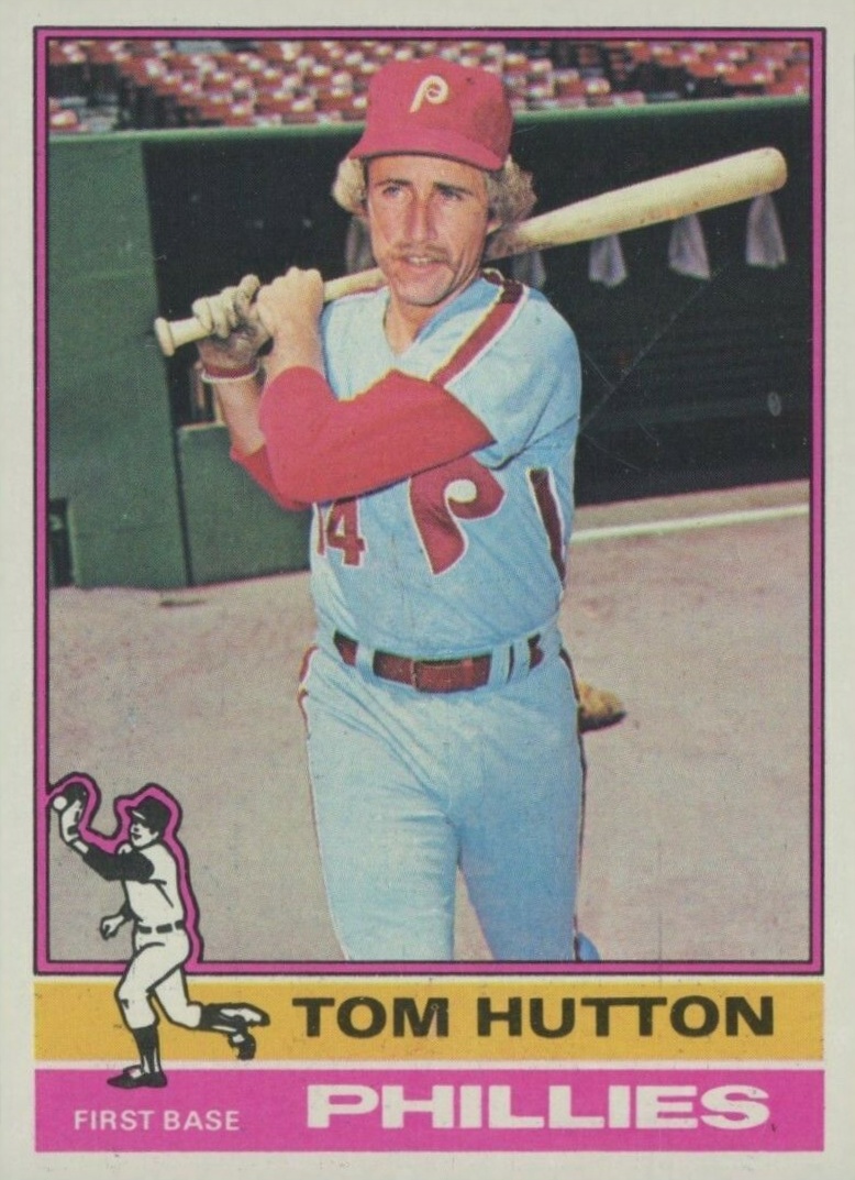1976 Topps Tom Hutton #91 Baseball Card