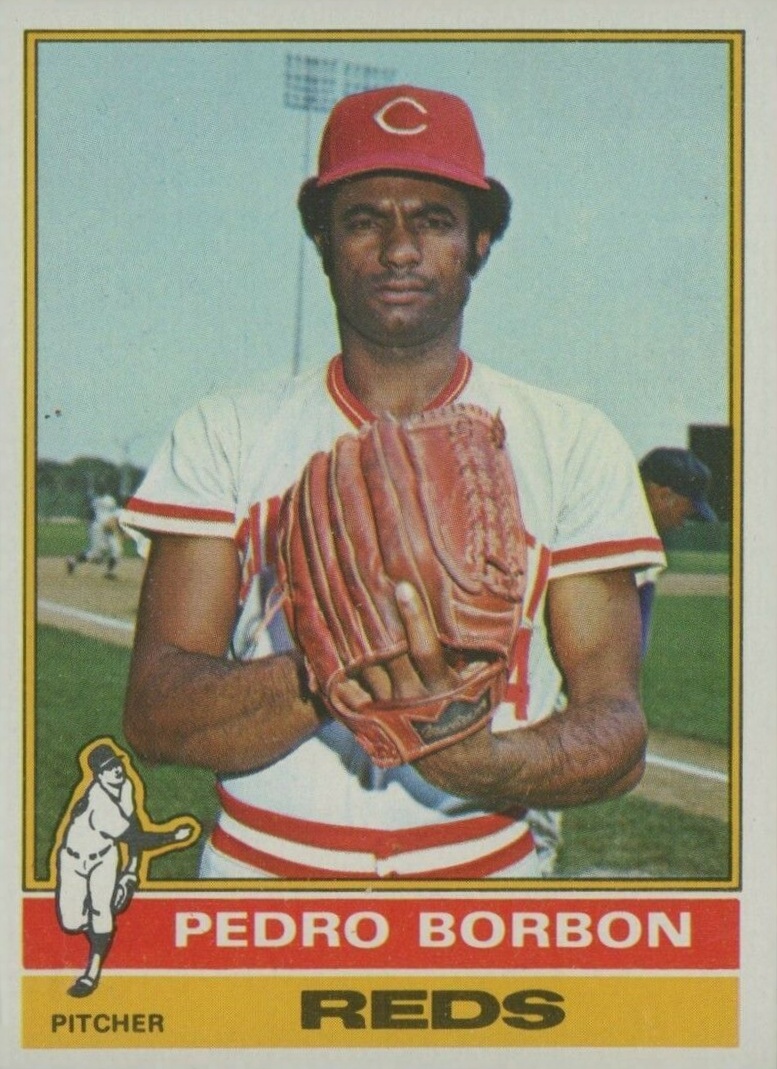 1976 Topps Pedro Borbon #77 Baseball Card