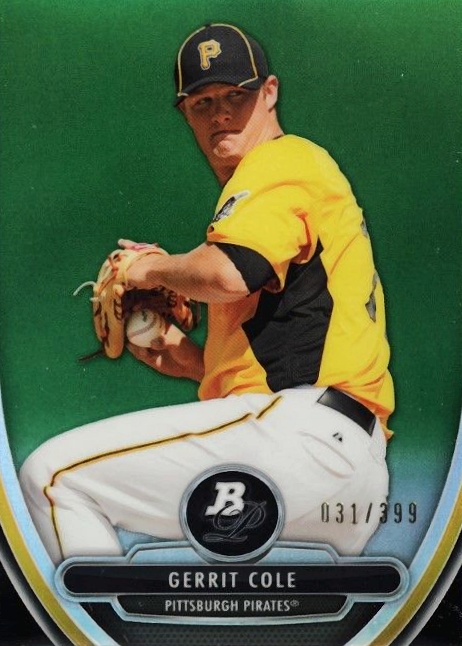 2013 Bowman Platinum Chrome Prospects Gerrit Cole #4 Baseball Card