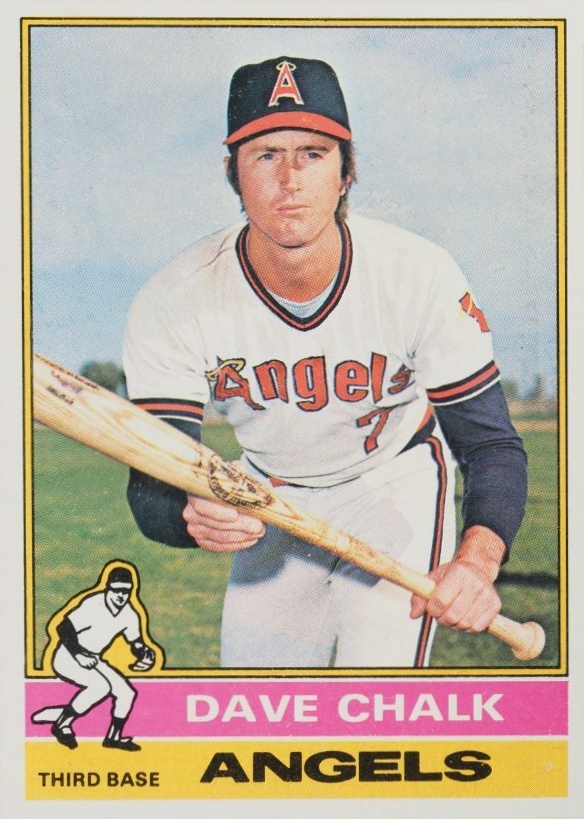 1976 Topps Dave Chalk #52 Baseball Card