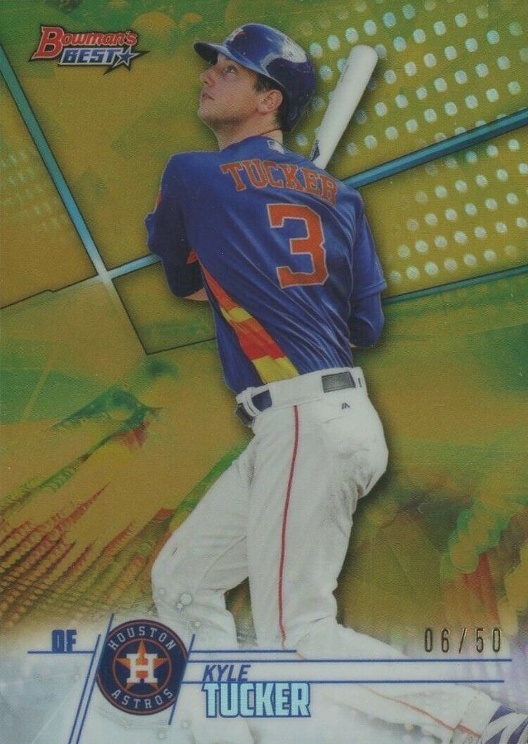 2018 Bowman's Best Top Prospects Kyle Tucker #TP-3 Baseball Card