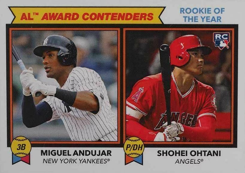 2018 Topps Throwback Thursday Miguel Andujar/Shohei Ohtani #190 Baseball Card