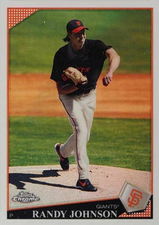 2009 Topps Chrome Randy Johnson #56 Baseball Card