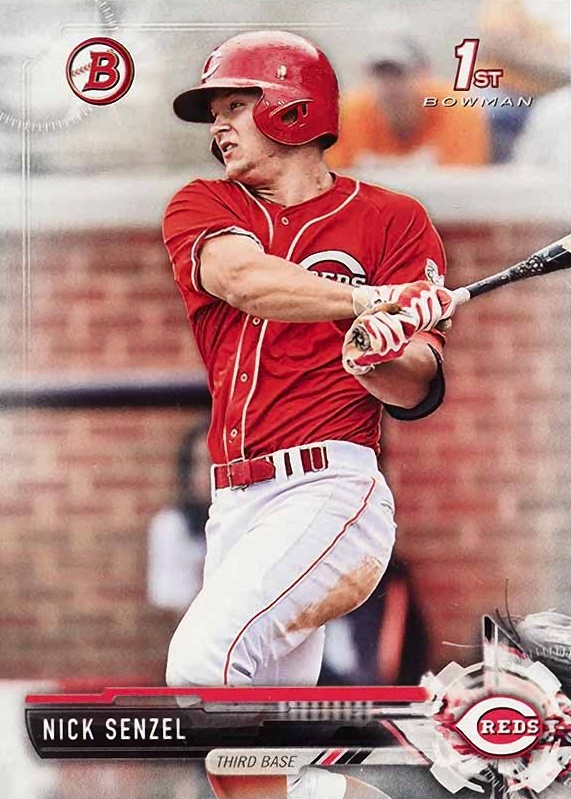 2017 Bowman Prospects Nick Senzel #BP1 Baseball Card