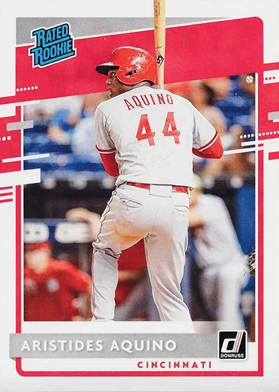 2020 Panini Donruss Aristides Aquino #39 Baseball Card