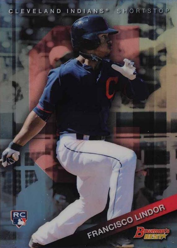 2015 Bowman's Best  Francisco Lindor #3 Baseball Card